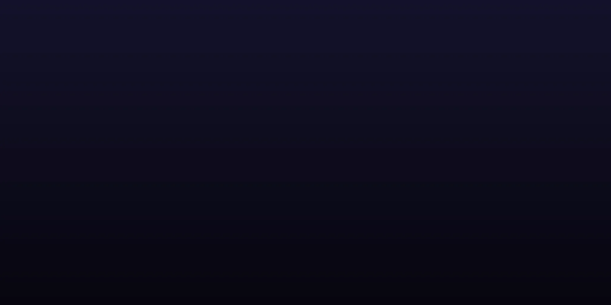 Step 1: the bare canvas filled with a vertical gradient, midnight blue at the top deepening to near-black at the bottom